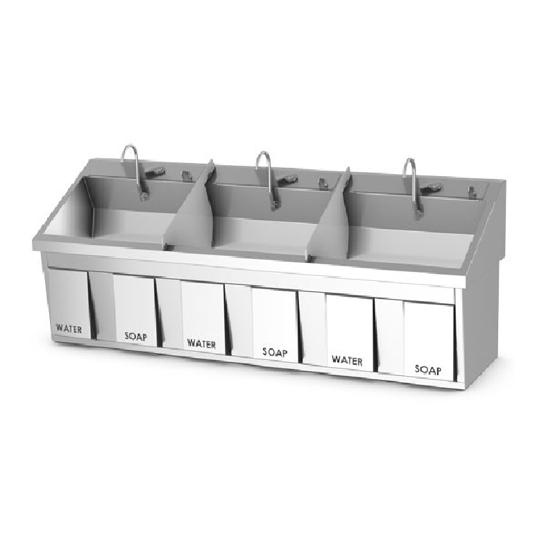Sterilized Hand Wash Sink with 3 Faucets MDK4i-0621