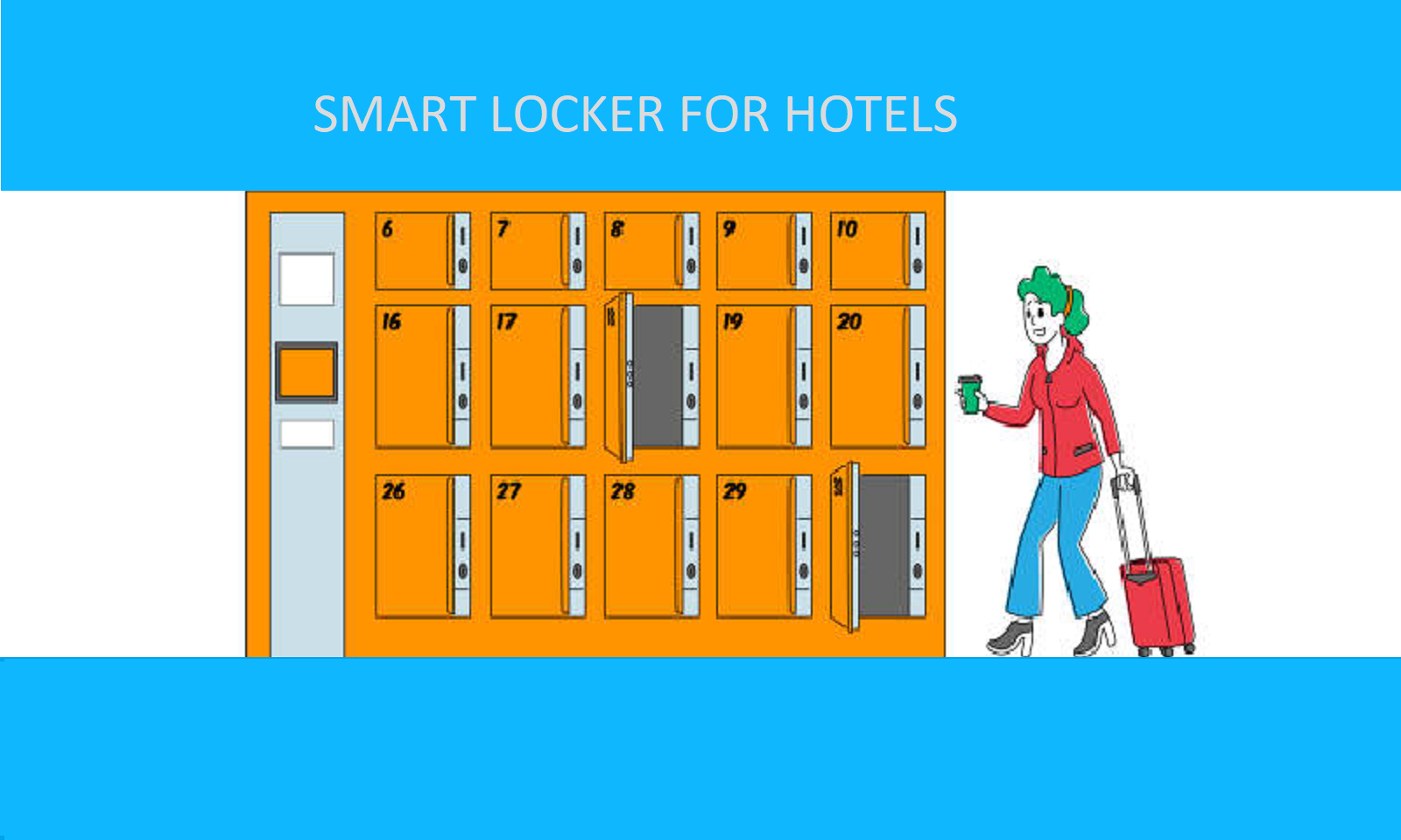 Smart Lockers for Hotels MDK4i-0906