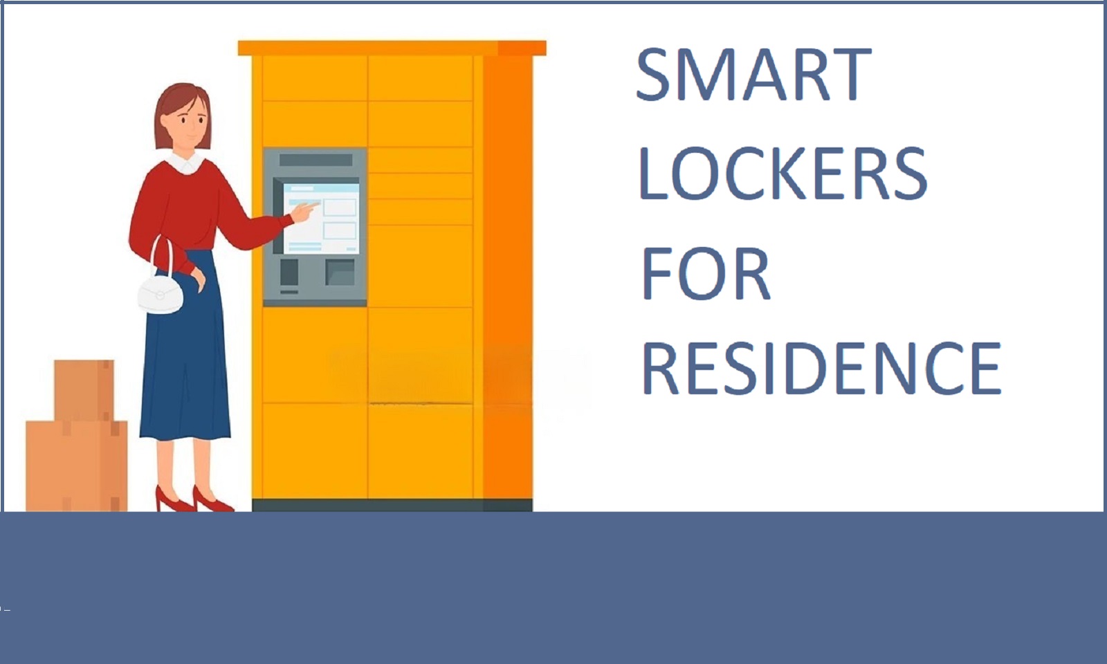 Smart Lockers for Residence MDK4i-0908