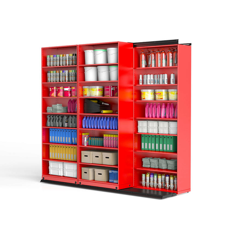 Manual Compactor System- Mobile Lateral shelving MDK4i-1104
