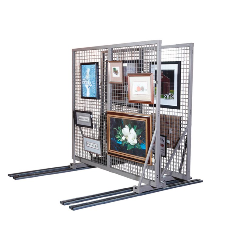 Manual High-Density Mobile Art Racks MDK4i-1106