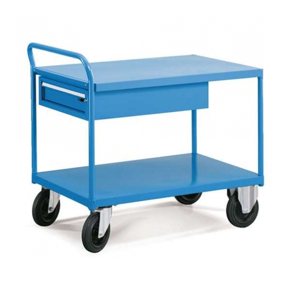 Two-Tier Utility Cart with Drawer – MDK4i-0103
